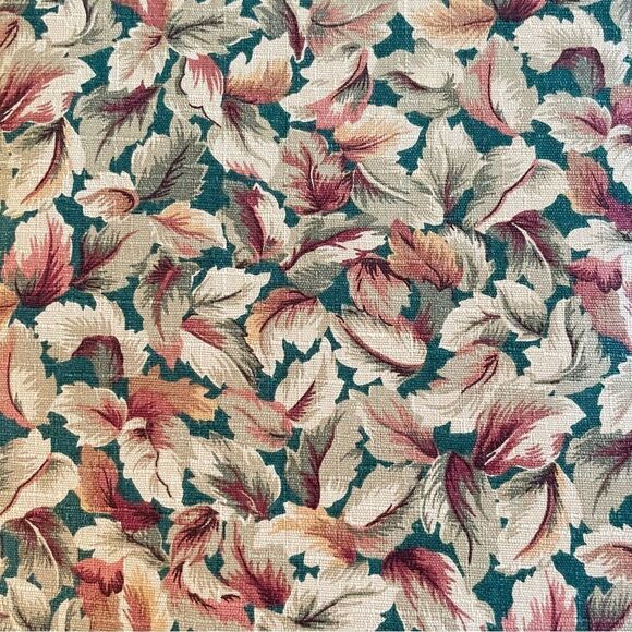 Anju Woodbridge Leaf Print Fabric - Picture 1 of 4